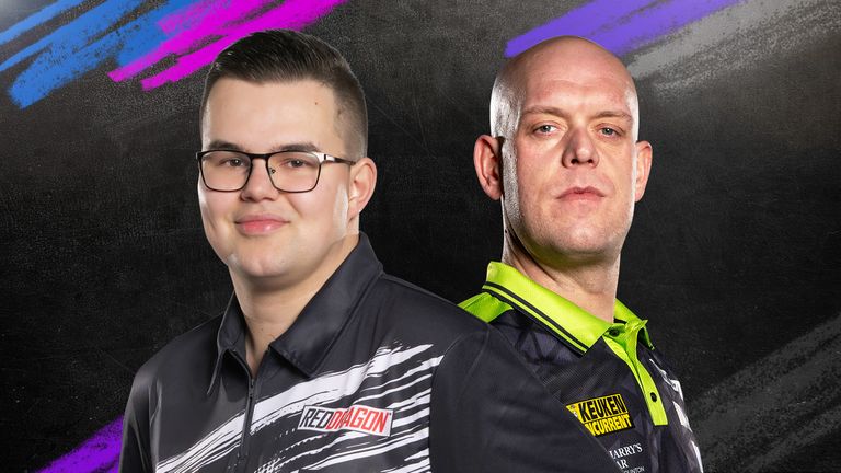 Gian van Veen vs Michael van Gerwen: Premier League Darts
