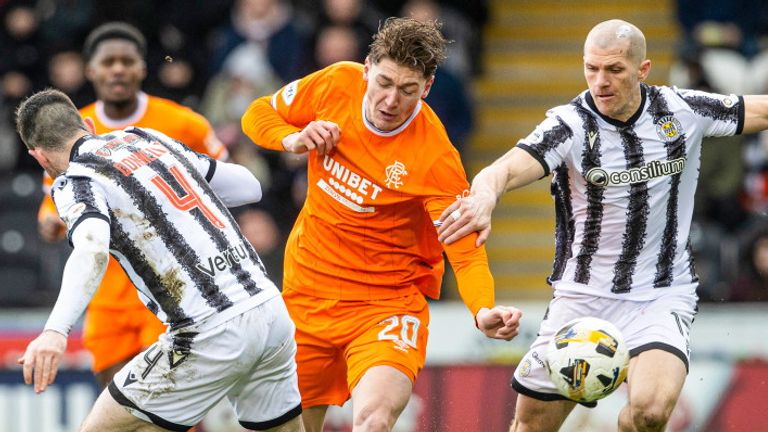 Alex Gogic was impressive for St Mirren against Rangers