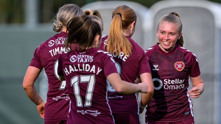 I cuori battono Montrose nella Sky Sports Cup (Credito: SWPL/Malcolm Mackenzie)