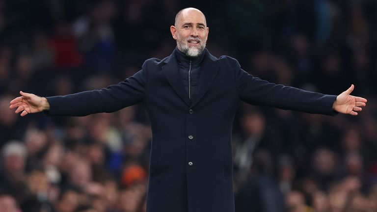 Igor Tudor reacts to Spurs' loss to Crystal Palace