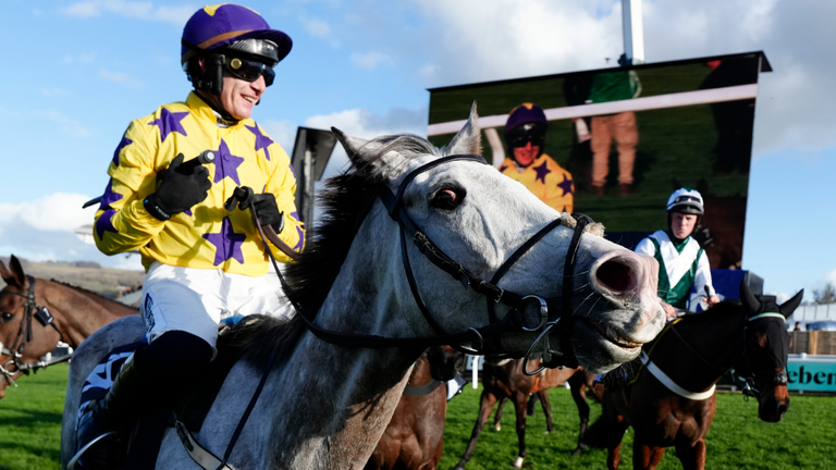Il Etait Temps ridden by Paul Townend on their way to winning the BetMGM Queen Mother Champion Chase