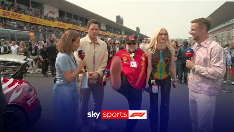 Jack Black, Anya Taylor-Joy and Chris Pratt join Sky Sports Natalie Pinkham and Jenson Button