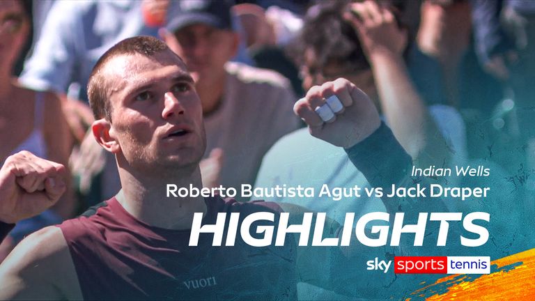 Highlights of Jack Draper vs Roberto Bautista Agut