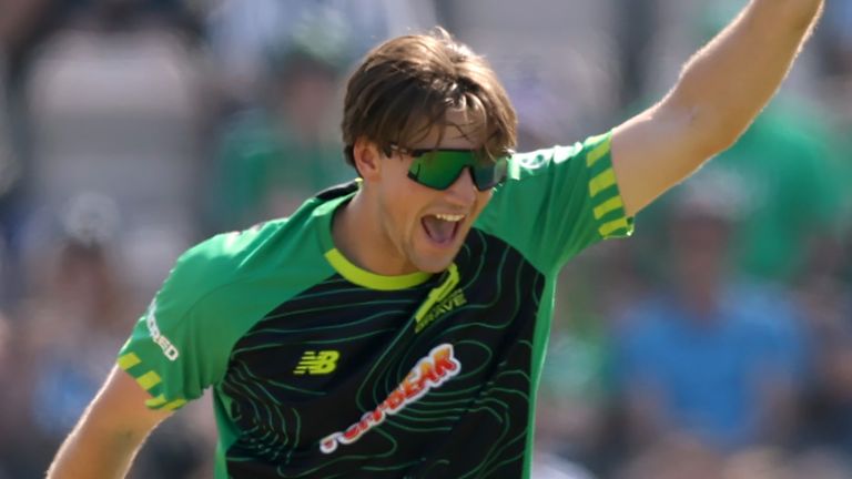 James Coles in Hundred action for Southern Brave (Getty Images)