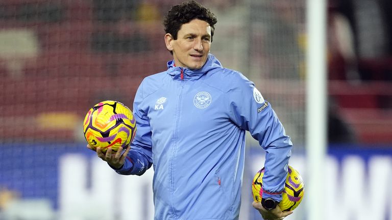 Andrews was Brentford's set-piece coach last season