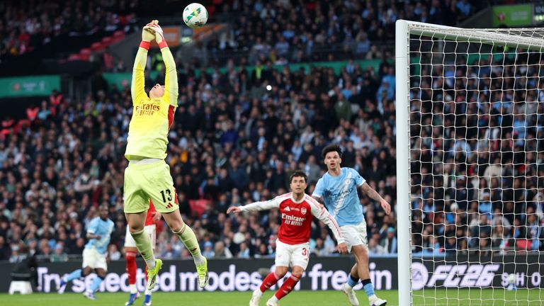 Arsenal goalkeeper Kepa 