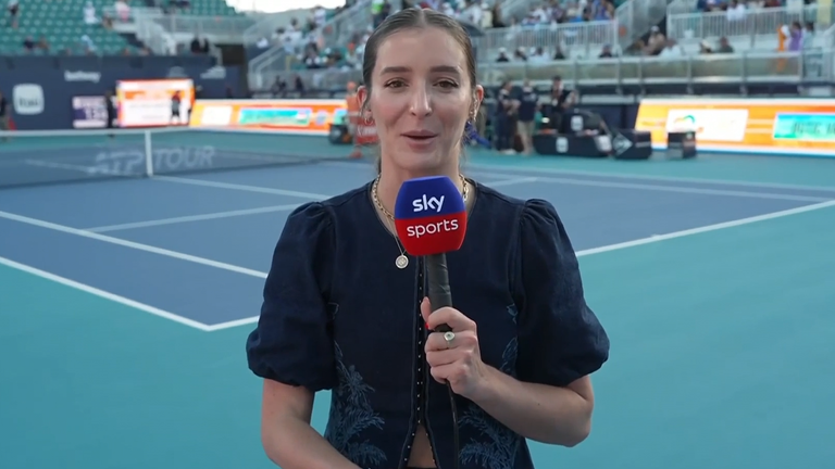 Laura Robson at the Miami Open