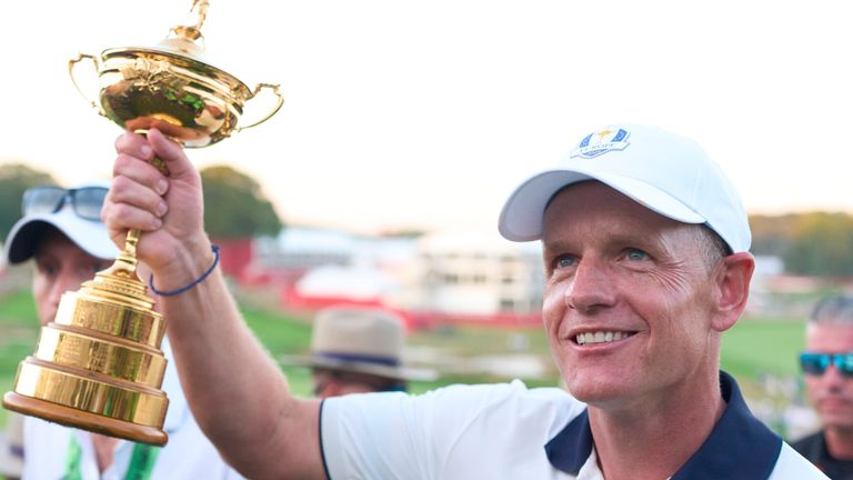 Luke Donald will captain Team Europe for a third time 