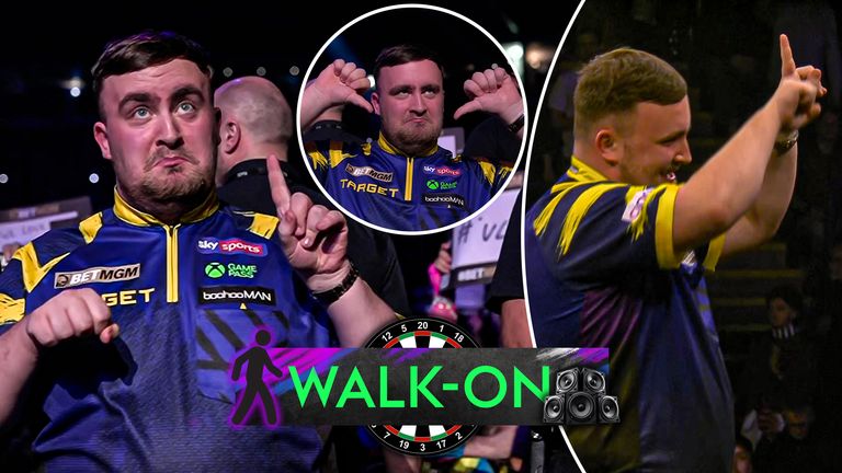 Luke Littler appeared to be mocking Forest fans as they were losing 1-0 in the Europa League