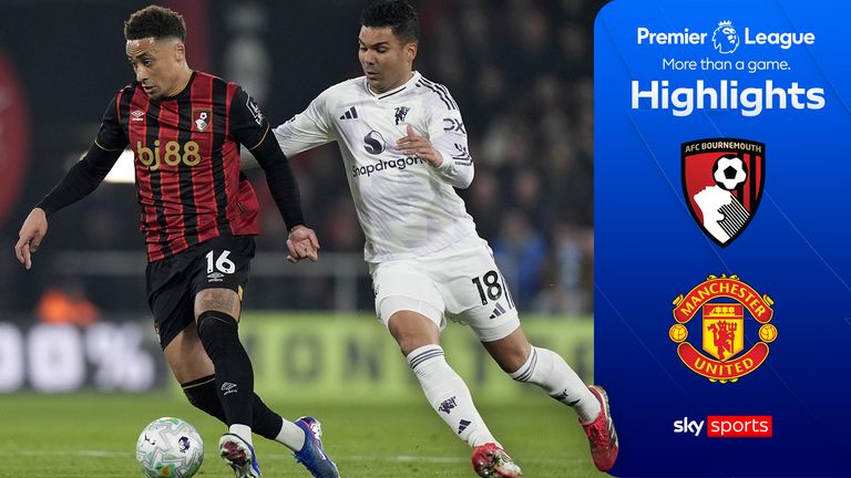 Bournemouth 2-2 Man United | Premier League highlights
