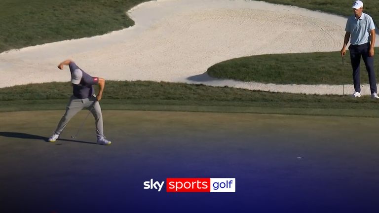 Watch Matt Fitzpatrick birdy the 18th to win the Valspar Championship.
