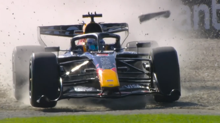 Max Verstappen off FP2