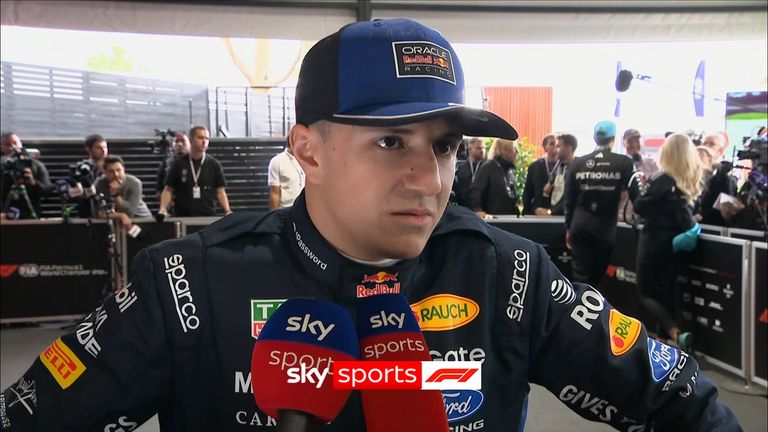 Isack Hadjar impressed, qualifying third in Australia in his first race with new team Red Bull.