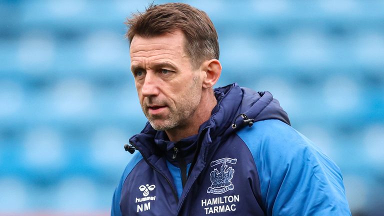 KILMARNOCK, SCOTLAND - FEBRUARY 26: Kilmarnock Head Coach Neil McCann during a Kilmarnock training session at Rugby Park, on February 26, 2026, in Kilmarnock, Scotland. (Photo by Ross MacDonald / SNS Group)