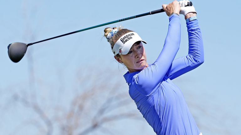 Nelly Korda al campionato Ford LPGA (foto di Brian Spurlock/Icon Sportswire) (Icon Sportswire tramite AP Images)