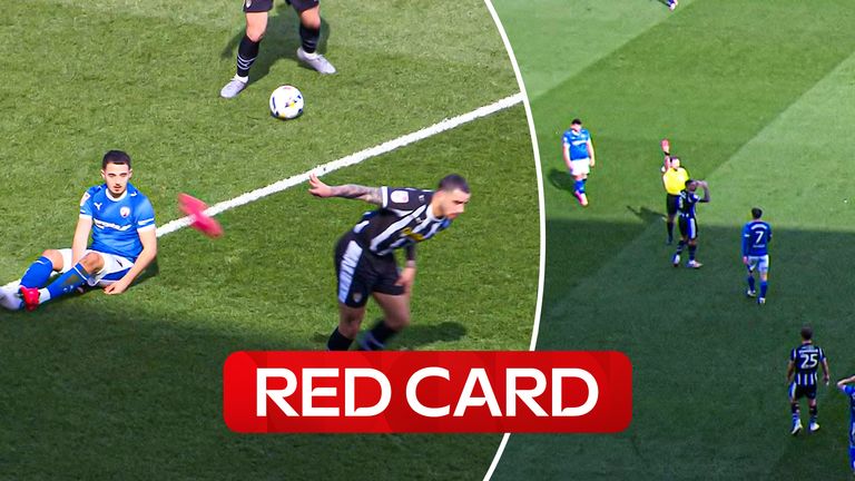 Norburn red card v CHF