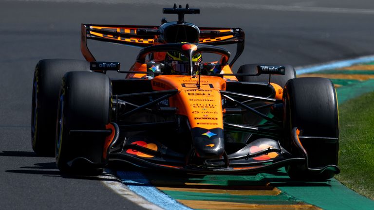 Oscar Piastri (McLaren Mastercard Formula 1 Team, Australia, #81) in the MCL40, AUS, Formula 1 World Championship, Australian Grand Prix, Albert Park Circuit, Melbourne, Free Practice, Season 2026, 06.03.2026 Photo by: Memmler/picture-alliance/dpa/AP Images