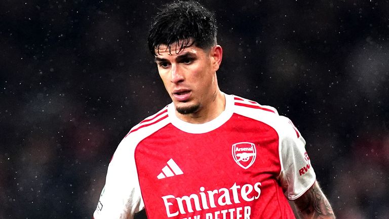 Arsenal's Piero Hincapie