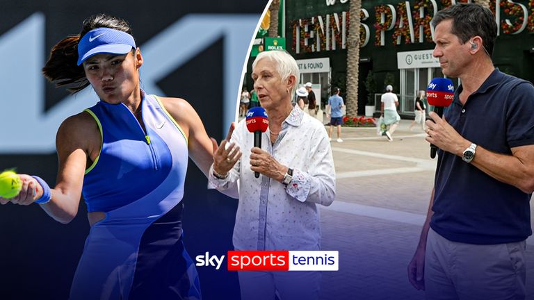 maria and henman on raducanu