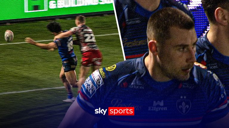 Wakefield Trinity vs Leigh Leopards: Professional foul leads to Oli Pratt try for Wakefield