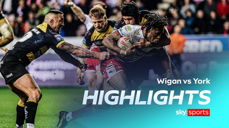 Wigan Warriors 23-22 York Knights | Super League highlights
