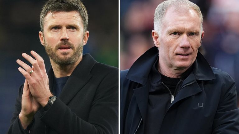Paul Scholes has questioned Michael Carrick's credentials to be Man Utd manager