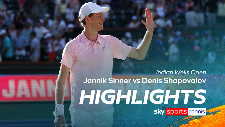 Sinner @ Indian Wells Open