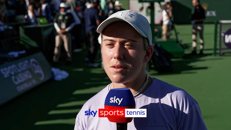 Sonay Kartal said she was proud that she didn’t give up against home favourite Emma Navarro despite struggling with a back injury