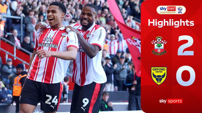 Southampton 2-0 Oxford