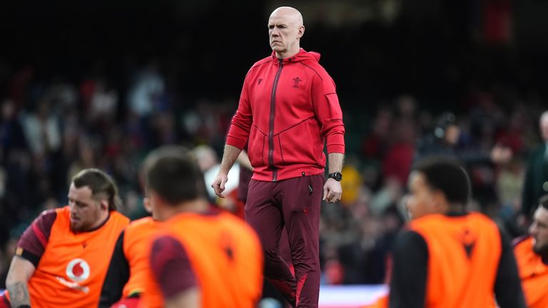 Wales head coach Steve Tandy ahead of the Men's Six Nations match at the Principality Stadium