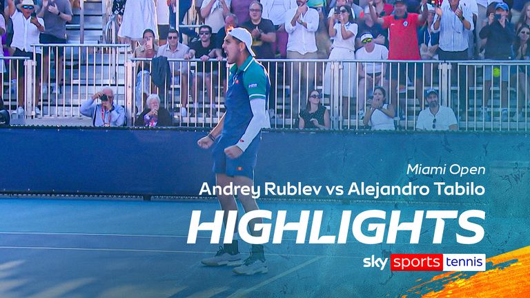 Andrey Rublev vs Alejandro Tabilo ATP