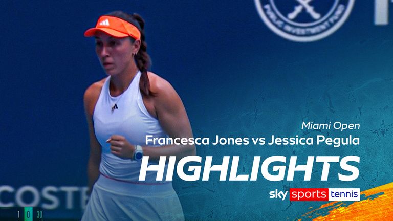 Francesca Jones vs Jessica Pegula WTA highlights