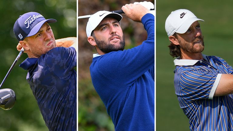 Justin Thomas, Scottie Scheffler and Tommy Fleetwood