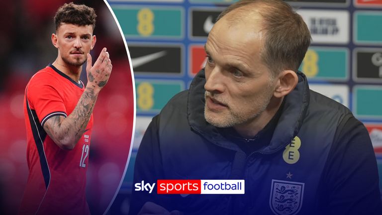 Thomas Tuchel reacts to Ben White's Wembley boos during England's draw with Uruguay 