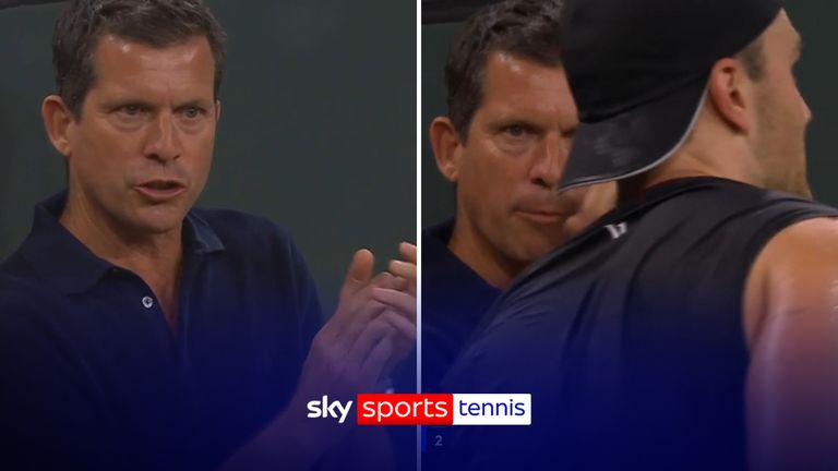 What 'words of wisdom' did Henman give Draper during Djokovic win?