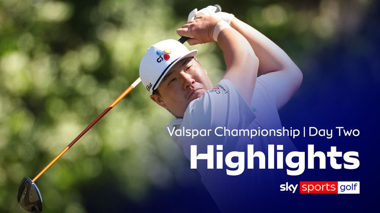 Highlights of the second round of the Valspar Championship from Palm Harbor, Florida.