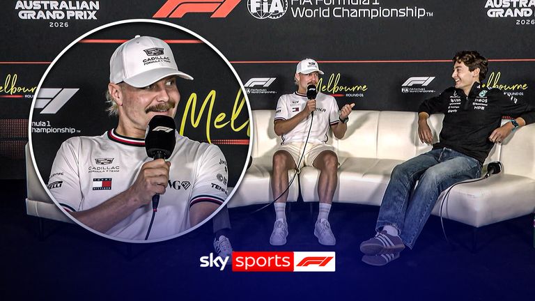 Valtteri Bottas has a cheeky response when asked who he predicts are the top three drivers in contention for the championship.