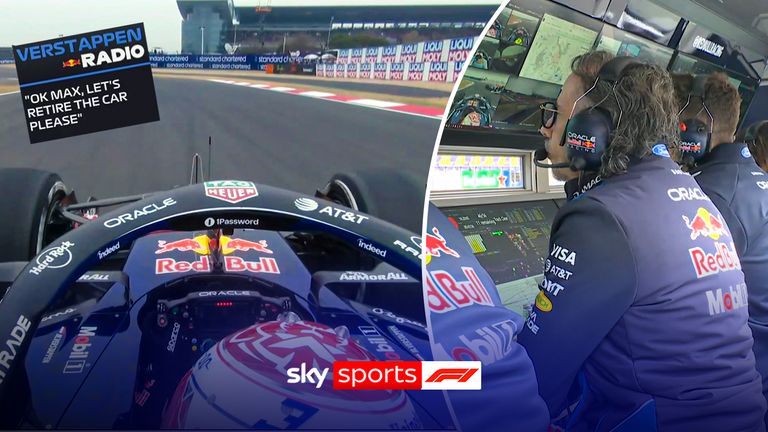 Chinese Grand Prix: Max Verstappen retires from the Chinese GP