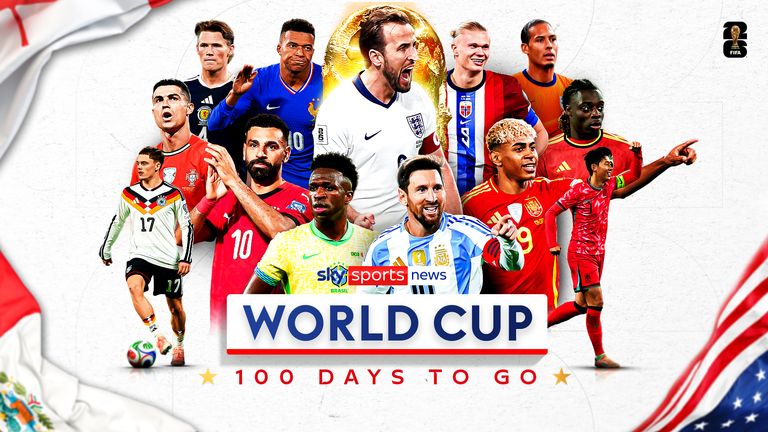 World Cup: 100 Days To Go (pic: Sky Sports News Design)