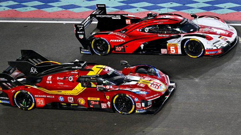 WEC action in Qatar in 2025