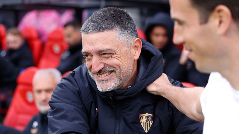 Xavi Garcia Pimienta managed Las Palmas from 2022 to 2024 before taking the Sevilla jo