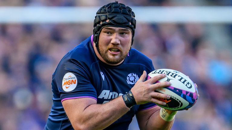 Zander Fagersonn has come into Scotland's starting line-up to face Ireland