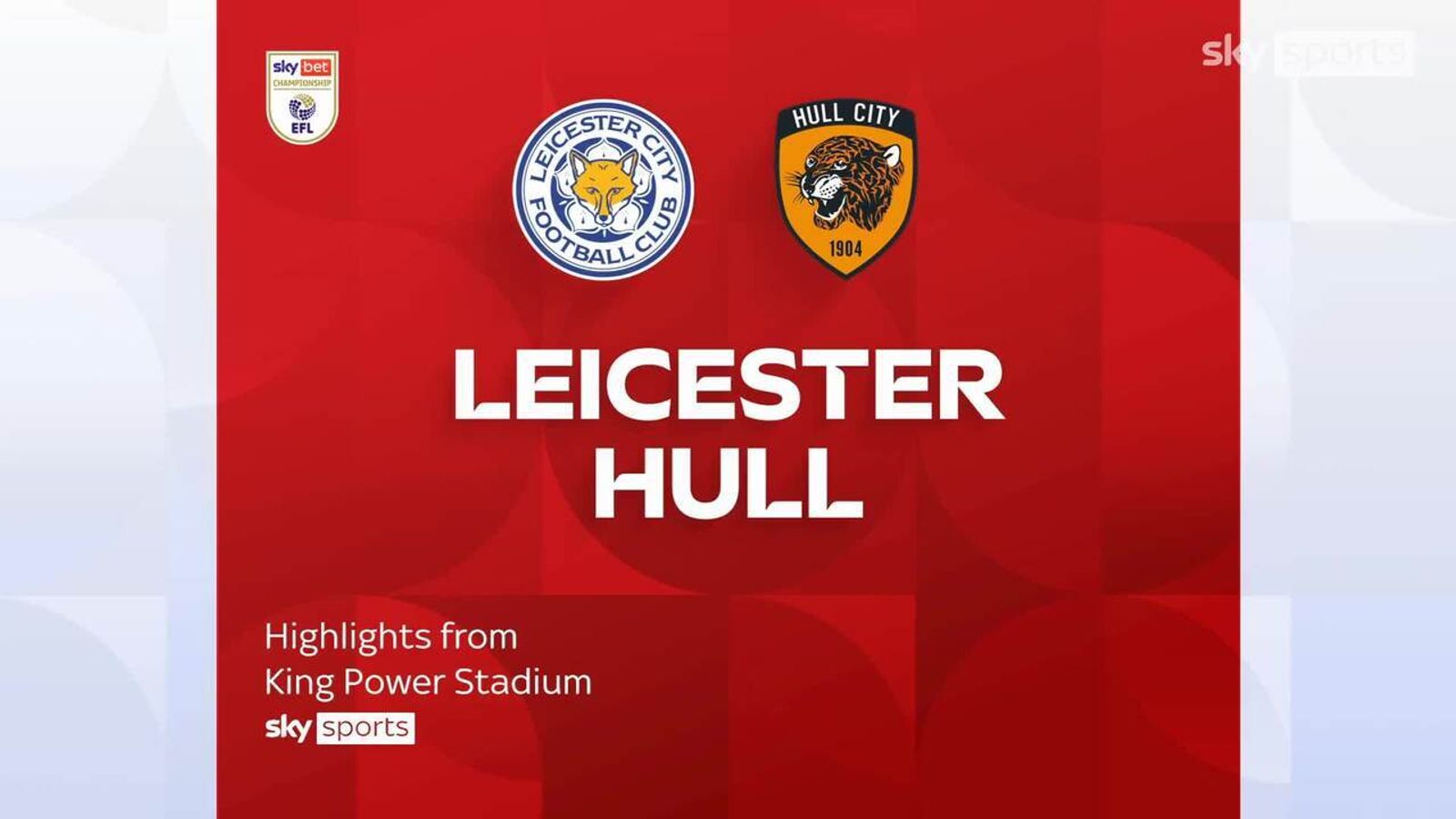 Leicester City 2-2 Hull City | Championship highlights