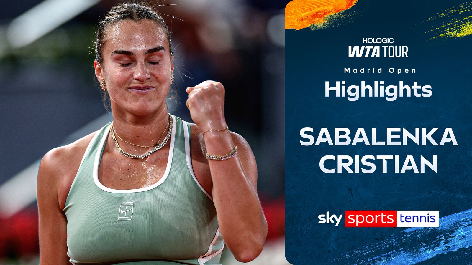 Aryna Sabalenka vs Jaqueline Cristian | Madrid Open highlights