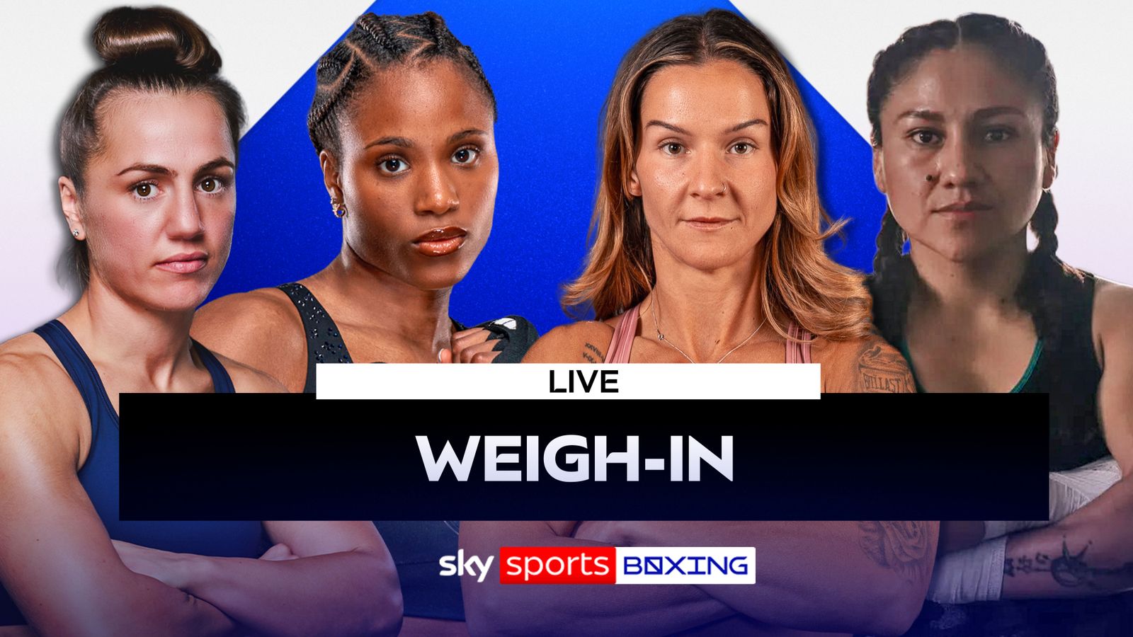 Caroline Dubois vs Terri Harper, Ellie Scotney vs Mayelli Flores and more weigh in - watch the free live stream