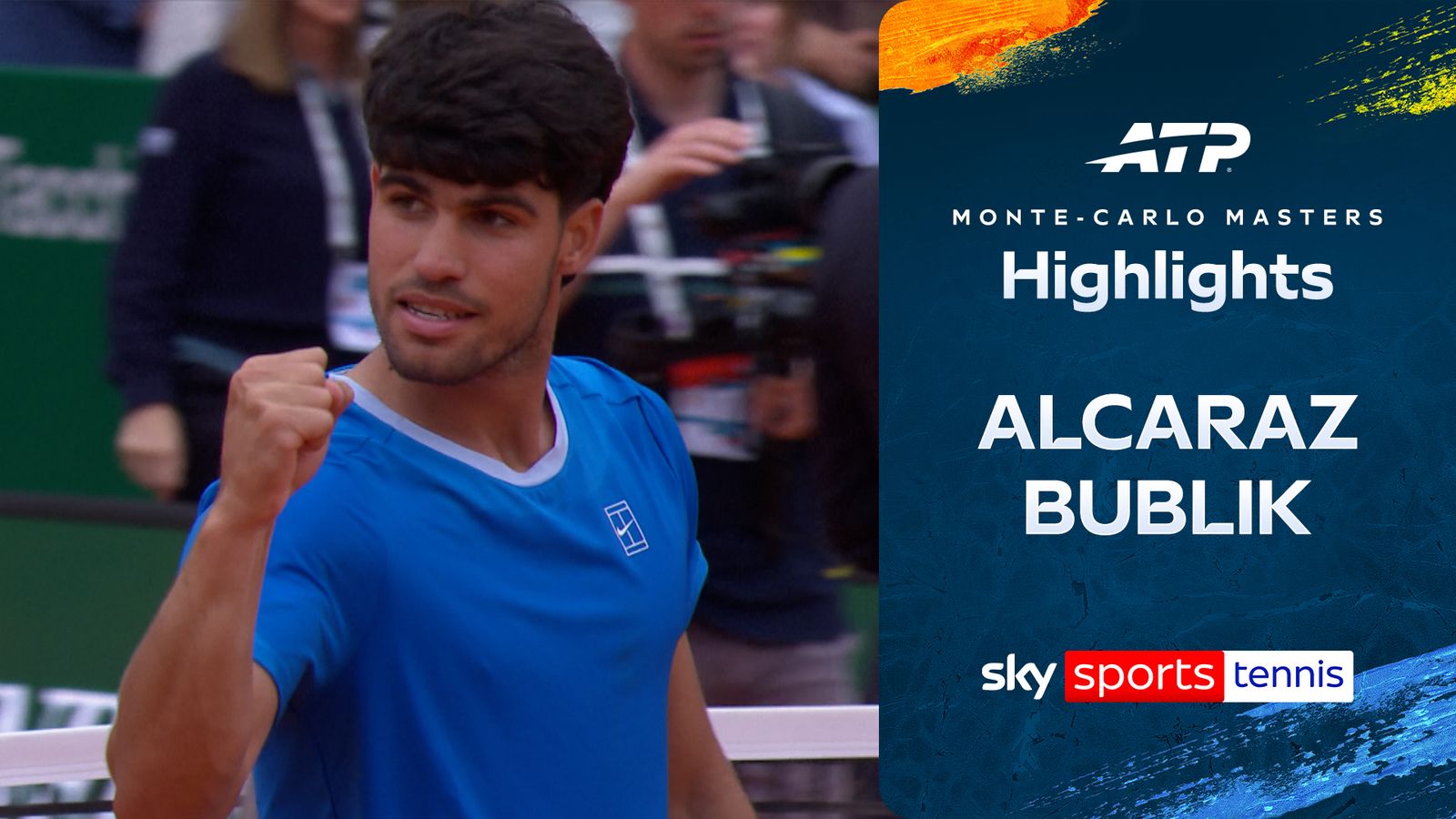 Carlos Alcaraz vs Alexander Bublik | Monte Carlo highlights