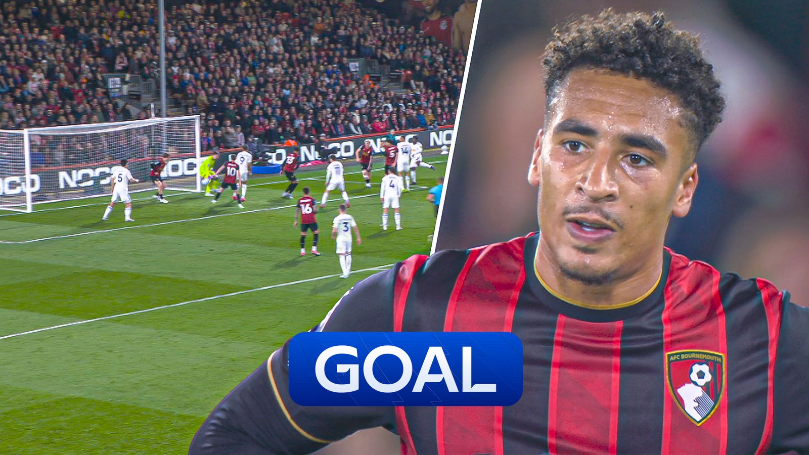 Leeds level at Bournemouth after James Hill own goal