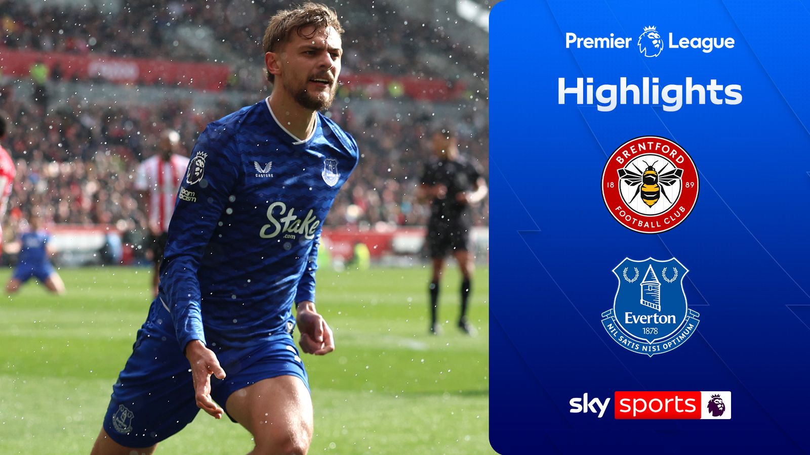 Everton fans split after Dewsbury-Hall rescues a point at Brentford