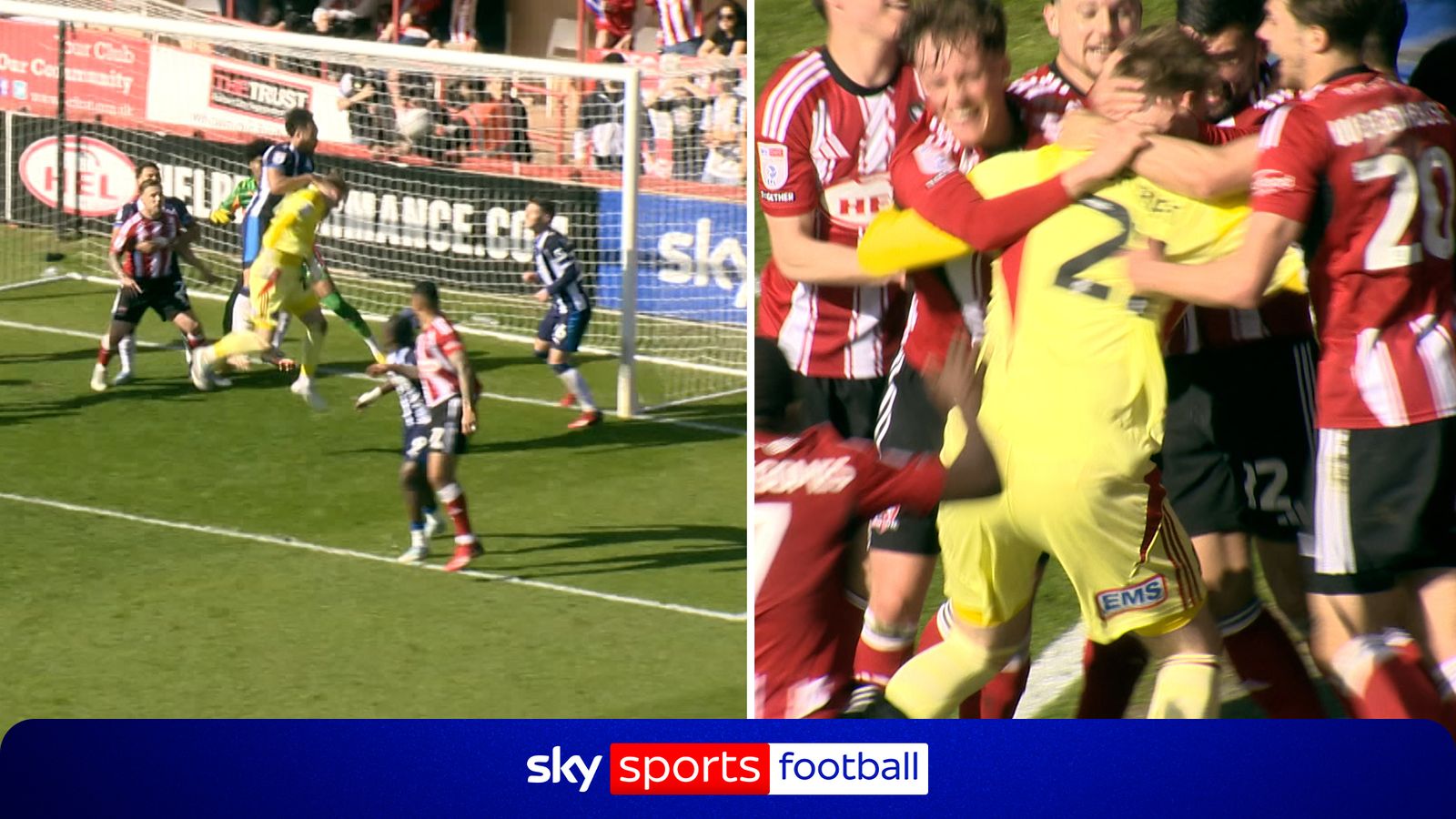 Exeter goalkeeper Jack Bycroft heads home stoppage-time equaliser against Stockport!