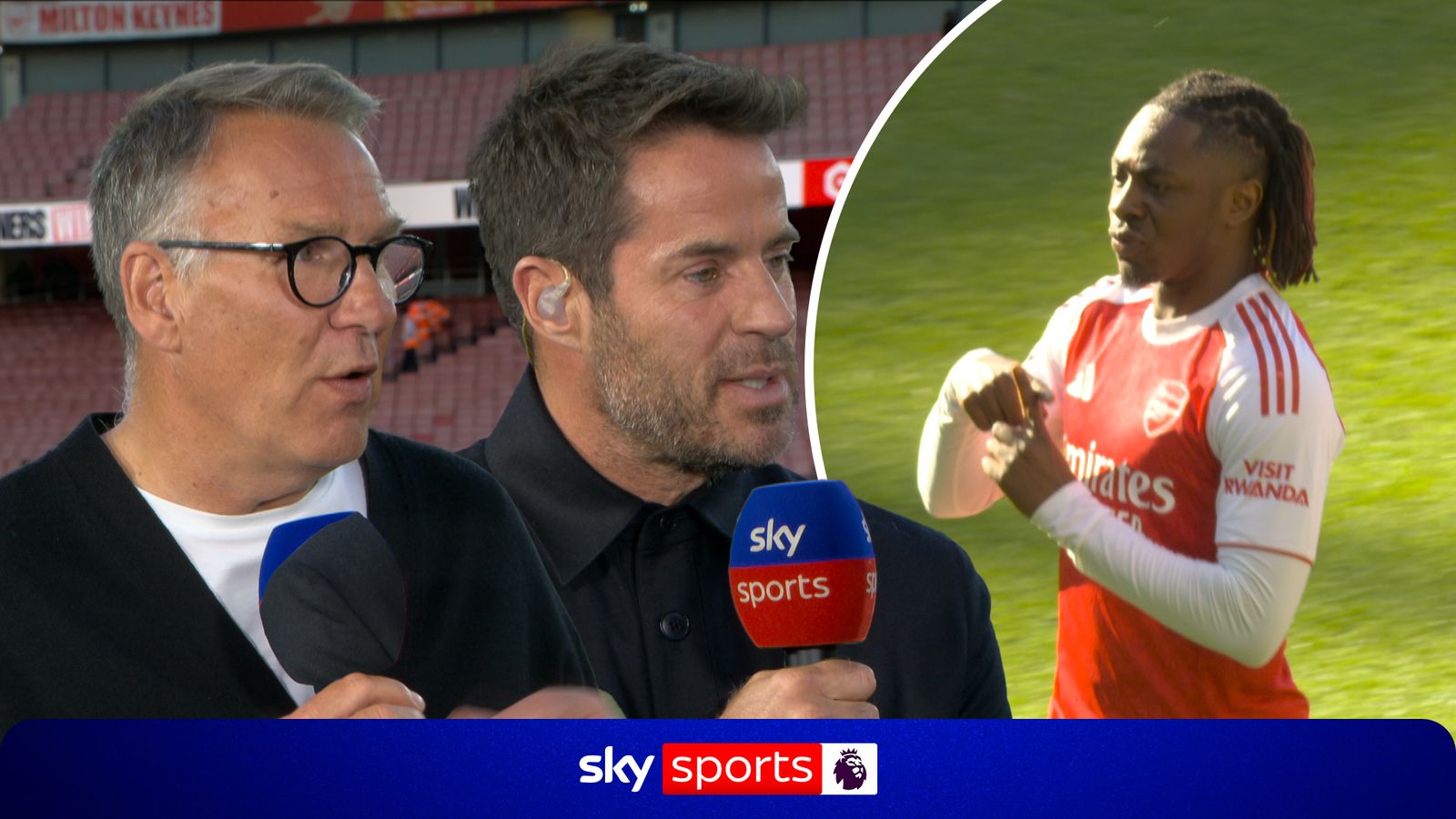 Arsenal vs Newcastle: Paul Merson and Jamie Redknapp praise Arsenal's 'X-Factor' Eberechi Eze